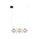 Підвісний світильник, люстра Italux PND-84938-4-BK Testa Led 5x15W 3000K 1200Lm IP20