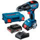 Ударный шуруповерт-дрель Bosch Professional GSB 18V-50 18В 2х20Ач ЗУ GAL 18V-20 L-Case (06019H5100)