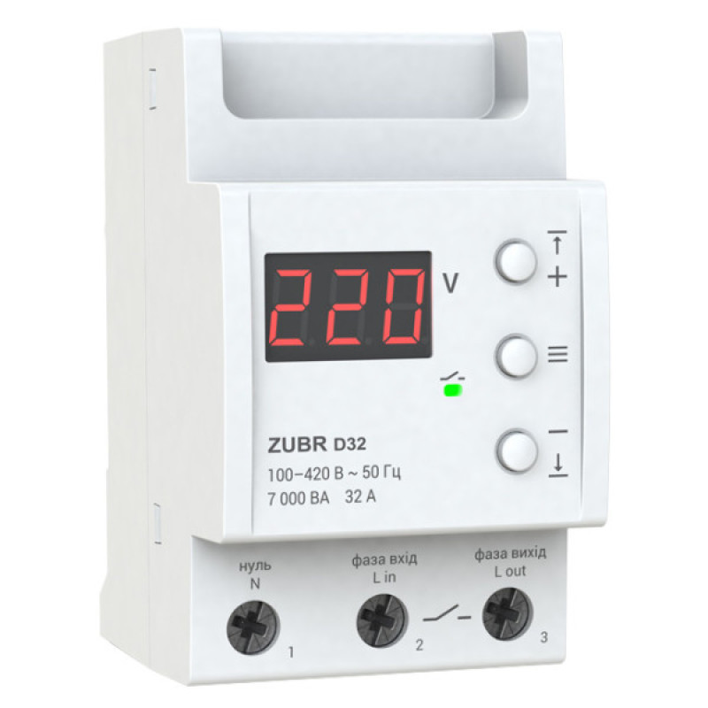 Реле напруги ZUBR D32