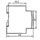 Розетка на DIN-рейку ETI 002414020 t-2P+Z Schuko (P)