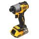 Ударний акумуляторний безщітковий шурупокрут DeWALT DCF840D2T XR Li-Ion 18В з 2 акумуляторами