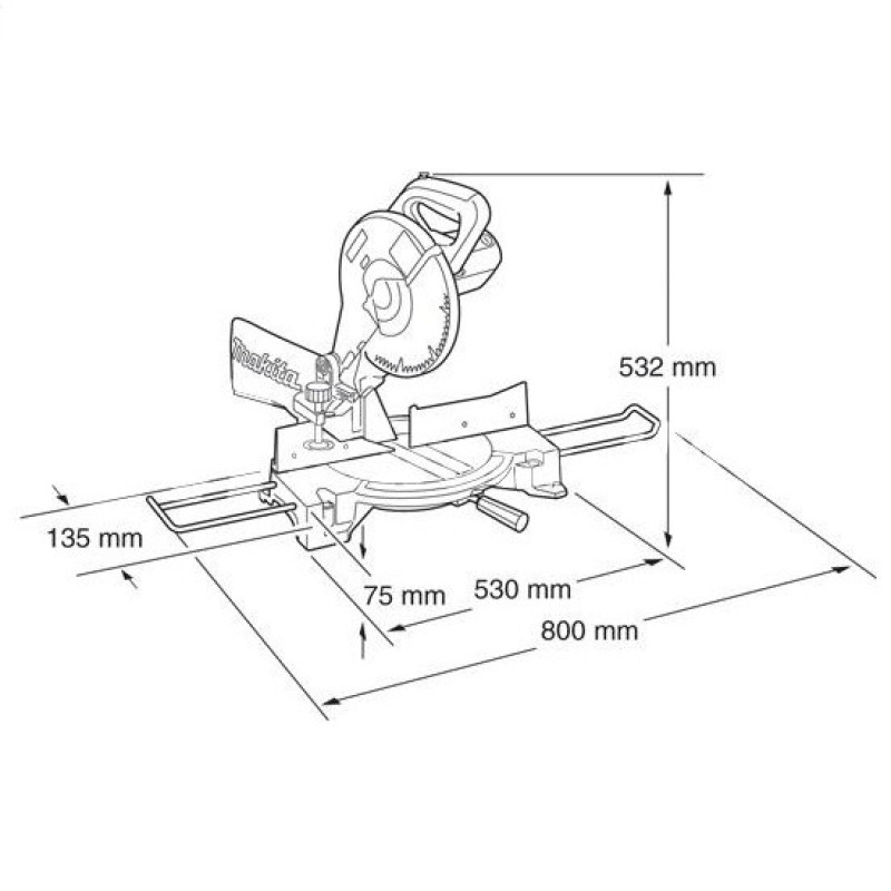 Торцевая пила MAKITA LS1040N