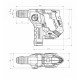 Перфоратор Metabo BH 18 LTX BL 16 18В 2 режима (600324500)
