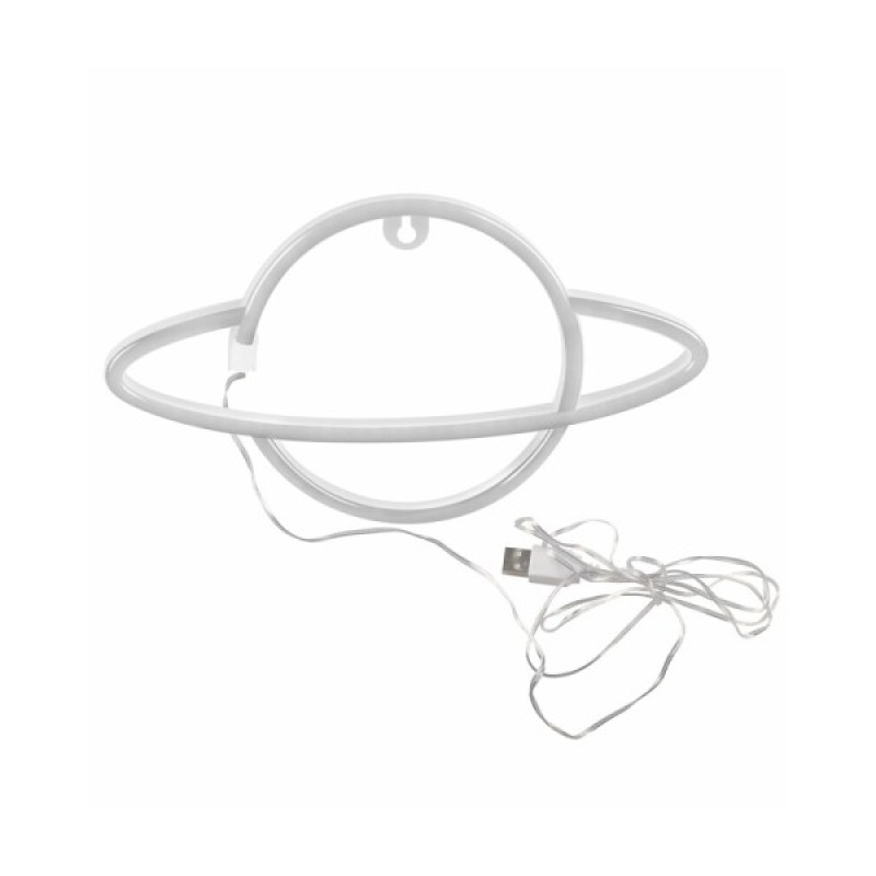 Бра, настінний світильник Goldlux 327123 Neon Planet LED 1x3W IP20 білий