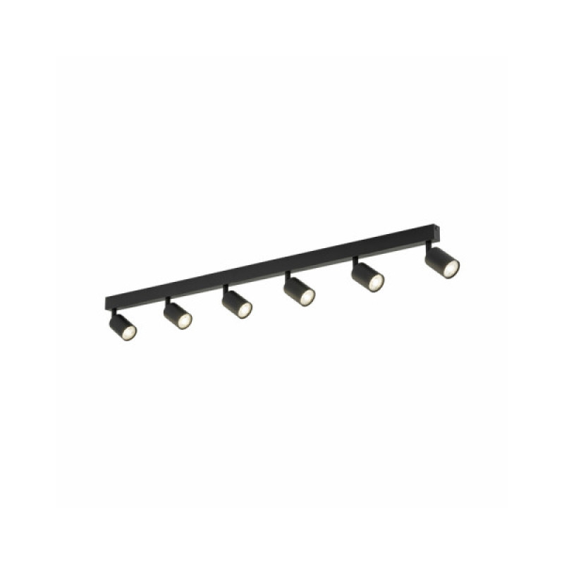 Світильник поворотний, спот TK Lighting 6178 Top GU10 6x10W IP20 Bk