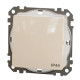 Одноклавишный переключатель Schneider Electric Sedna Design & Elements с крышкой IP44 бежевый SDD212106