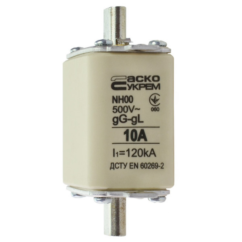 Запобіжник Аско-Укрем NH00 10A gG (A0050010007)