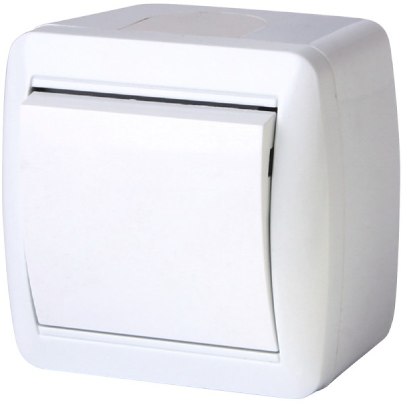 Одноклавішний вимикач E.Next e.aqua.1111.gr IP44 (s035051)
