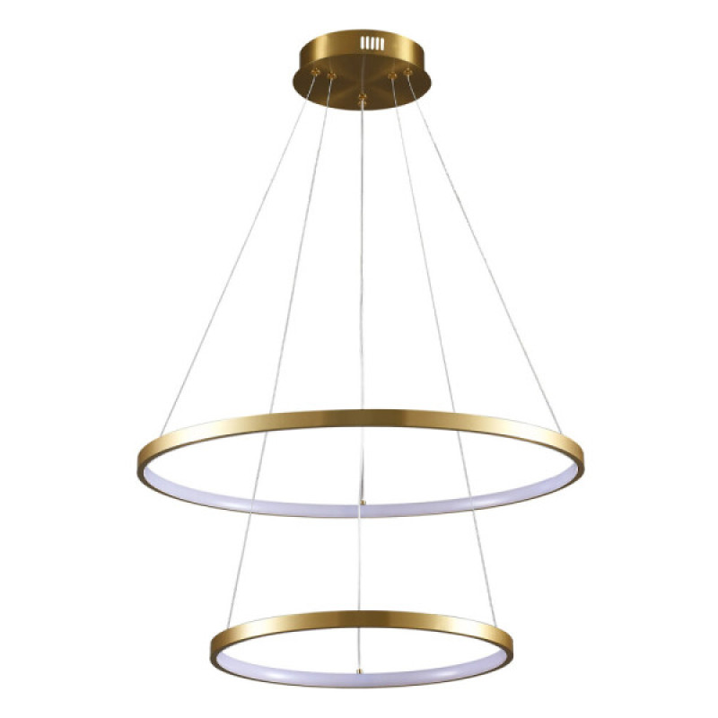 Підвісний світильник, люстра Goldlux 329189 Lea 2 Led 2x35W 4000K 4600Lm IP20 Золото