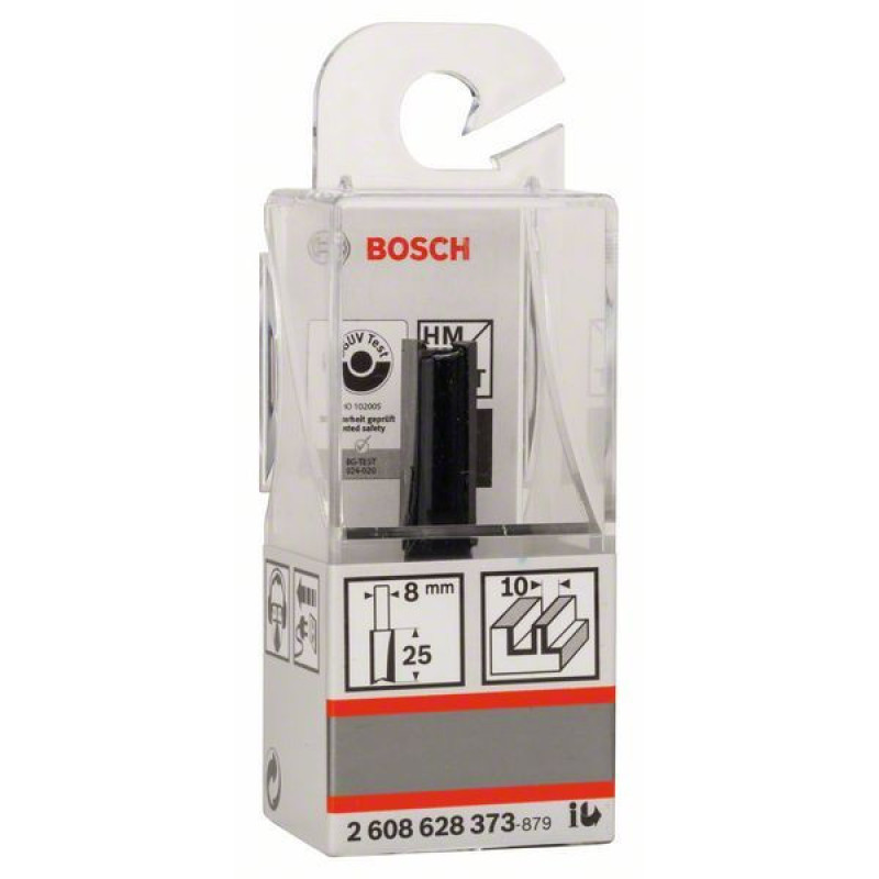 Пазовая фреза Bosch Std S8/D10/L25,4