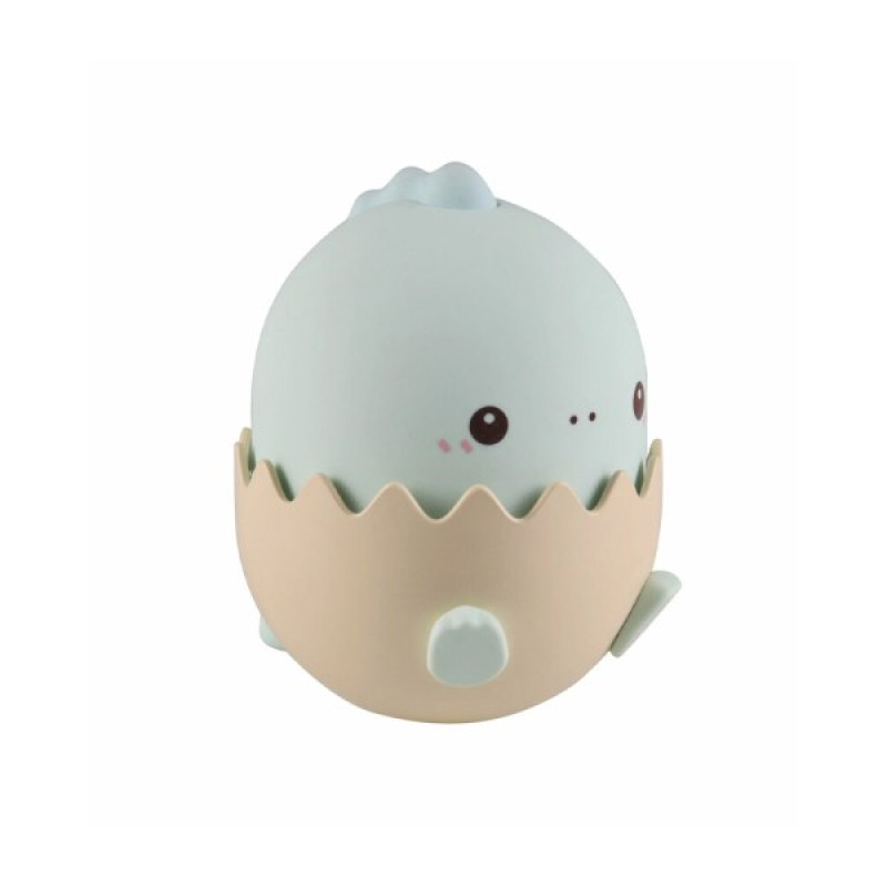 Ночник Динозаврик голубой, настольная лампа с аккумулятором Goldlux 326980 Baby Dino LED 1x0.75W 3000K+RGB IP20