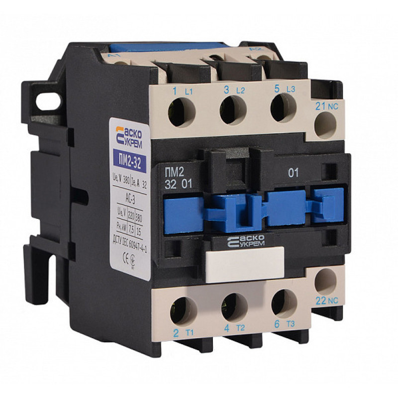 Контактор Аско-Укрем ПМ 2-32-01 B7 24В LC1-D3201 (A0040010120)