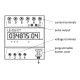 Трифазний лічильник електроенергії F&F LE-02D 3х230/400В 3х63А