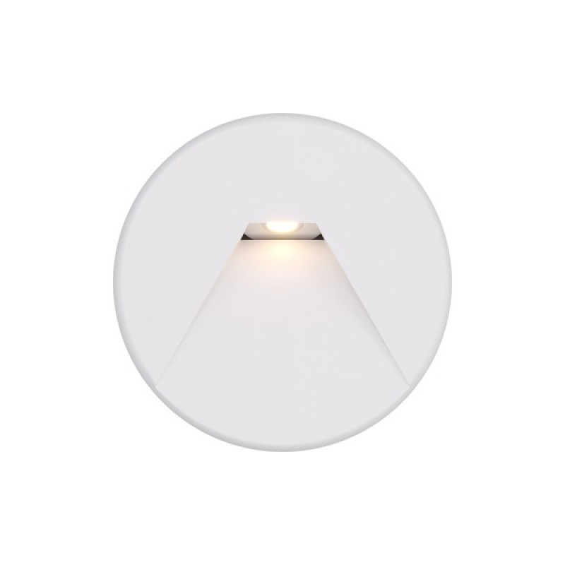 Светильник для подсветки лестницы/коридора Kloodi KDSL-RIKI R85 3W 3K 38D WH LED 210Lm IP44 белый