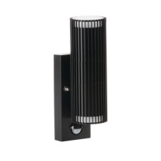 Вуличний світильник з датчиком руху Kanlux 46203 Radilo GU10 2x11W IP44 чорний