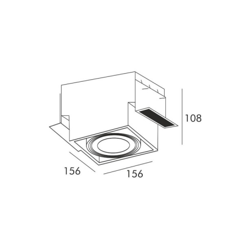 Точечный светильник Zuma Line 94363-BK Oneon GU10 ES111 1x15W IP20 черный (5905316604780)