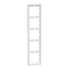 Пятиместная рамка Schneider Electric D-Life MTN4050-6535 белый лотос