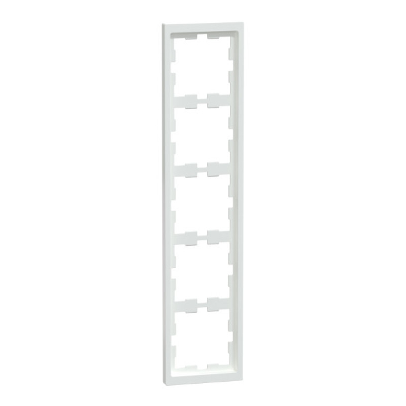 Пятиместная рамка Schneider Electric D-Life MTN4050-6535 белый лотос