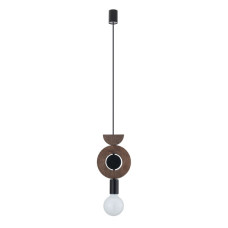 Подвесной светильник, люстра Nowodvorski 11176 Drops Wood D E27 1x25W IP20 коричневый