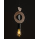 Подвесной светильник, люстра Nowodvorski 11176 Drops Wood D E27 1x25W IP20 коричневый