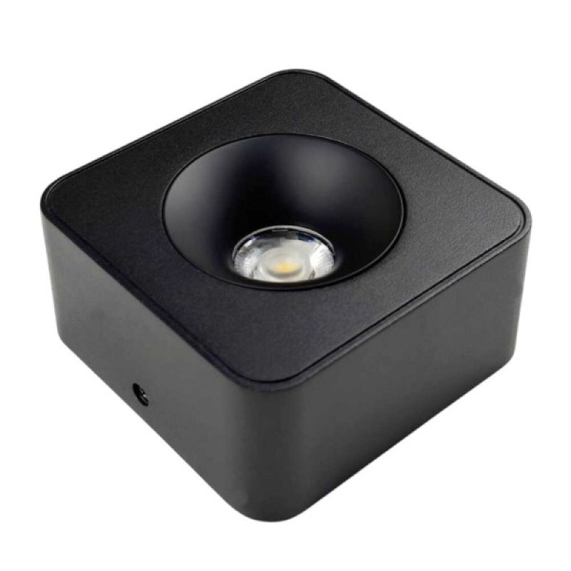 Cветильник точечный накладной SIDNEY-S 10W 4000K IP20 квадрат черный Violux ( 330451 )