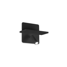 Бра, настенный светильник Ideal Lux 287300 Piano LED 1x10W 3000K 910Lm IP20 черный
