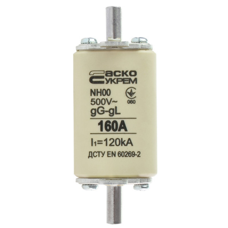 Запобіжник Аско-Укрем NH00 160A gG (A0050010017)