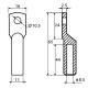 Кабельный наконечник Promfactor CL/CRG-35-10 медно-луженый