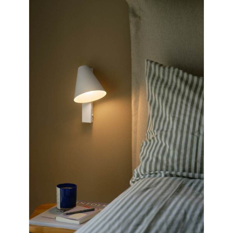 Бра, настенный светильник Nordlux 2512281001 Wilmer E14 1x40W IP20 белый