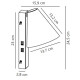 Бра, настенный светильник Nordlux 2512281001 Wilmer E14 1x40W IP20 белый