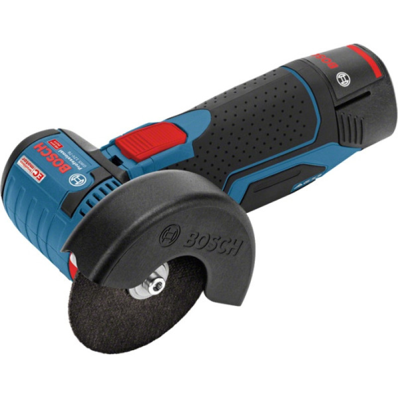 Акумуляторна кутова шліфувальна машина Bosch Professional GWS 12V-76 2x30 Ач (06019F200B)