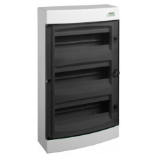 Настенный модульный щиток NOARK PNS 3x18T прозрачные двери 3x18м IP40 (106196)
