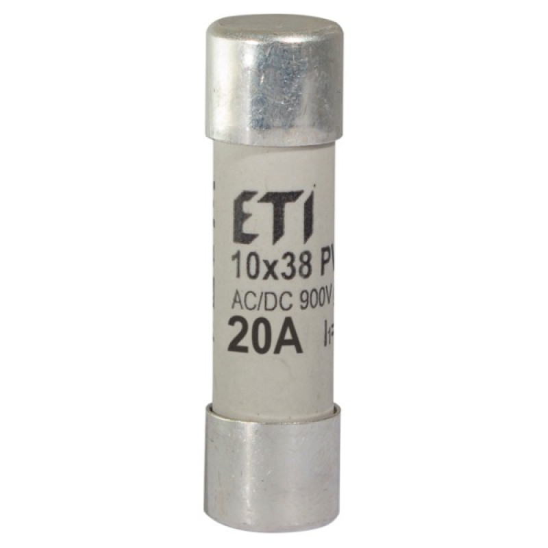 Запобіжник ETI 002625034 CH 10x38 gR-PV 20A 900V (50kA)