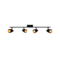 Светильник поворотный, спот Italux SPL-36748-4-BK-GD Tino GU10 4x10W IP20 черный