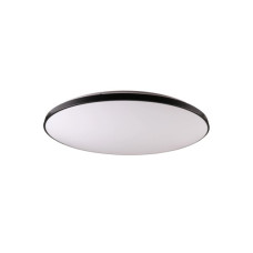 Люстра із пультом світлодіодна Goldlux 331915 Kern LED 1x80W 3000K/4000K/6000K 4500/4700/9200Lm IP20 чорна