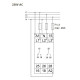 Реле контроля фаз UR6 2С 3Р 24-240В AC/DC, Schrack Technik
