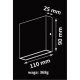 Уличный светильник Goldlux 315663 Chicago Led 1x6.5W 4000K 680Lm IP44 WH