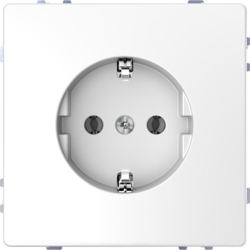 Розетка з з/к Schneider Electric D-Life MTN2301-6035 білий лотос