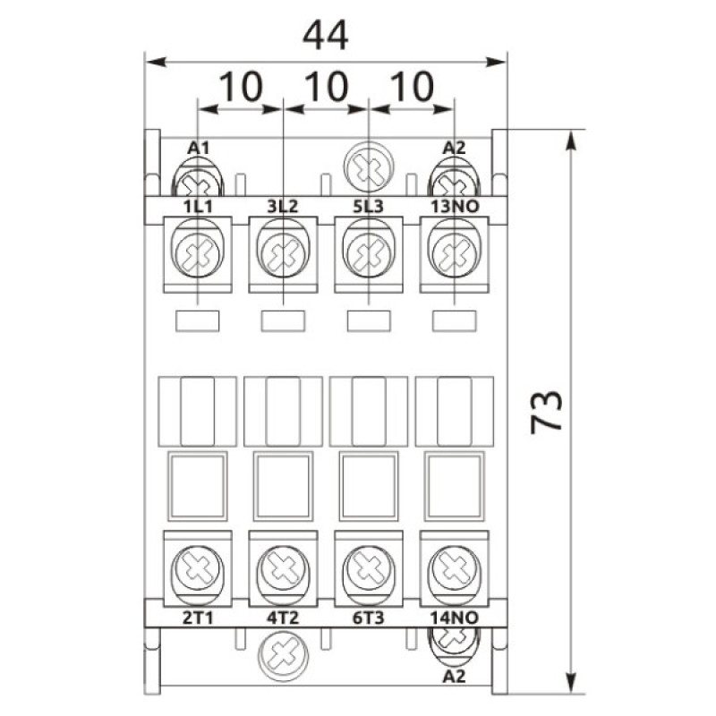 Контактор Promfactor FC-1/12А 1NC AC230В (FC11012230)