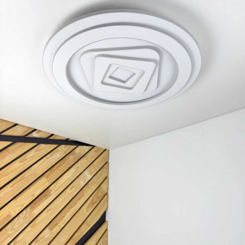 Светильник LED smart KOLIZEY+пульт 130W 3000-6000K IP20 круг ( 220445 )