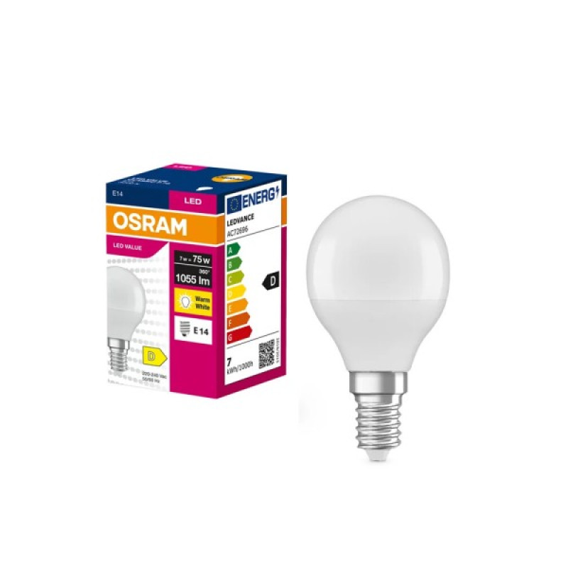 Светодиодная лампочка Osram 4099854547577 E14 1x7W 4000K 1055Lm IP20