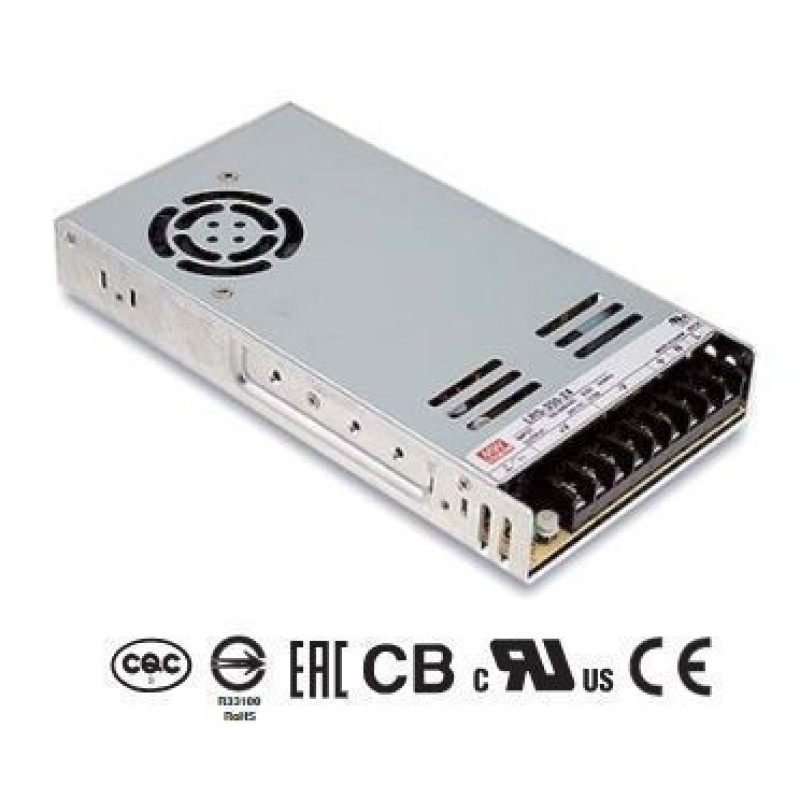 Блок питания Mean Well 350.4W DC24V IP20 (LRS-350-24)