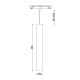 Магнитный трековый светильник Kloodi KDMG-TUBE300 12W 3K BK LED 750Lm IP20 черный