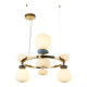 Підвісний світильник, люстра Italux PND-94981-4B-GD Evans LED 1x33W 3000K 3950Lm IP20 золотий