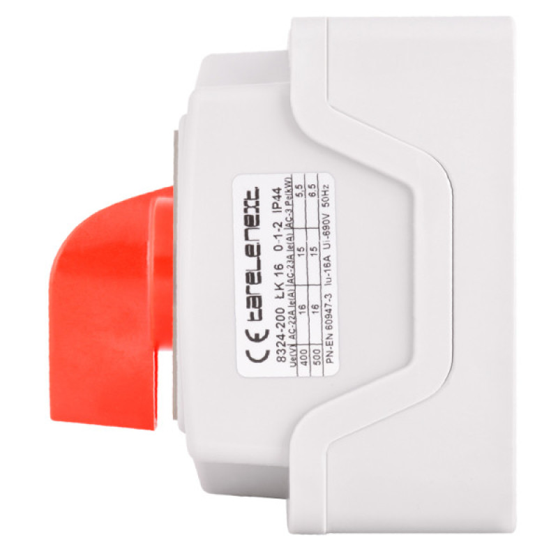 Корпусный пакетный переключатель E.Next LK16/4.322-ОВ/45 0-1-2 16А IP44 (8324-200)