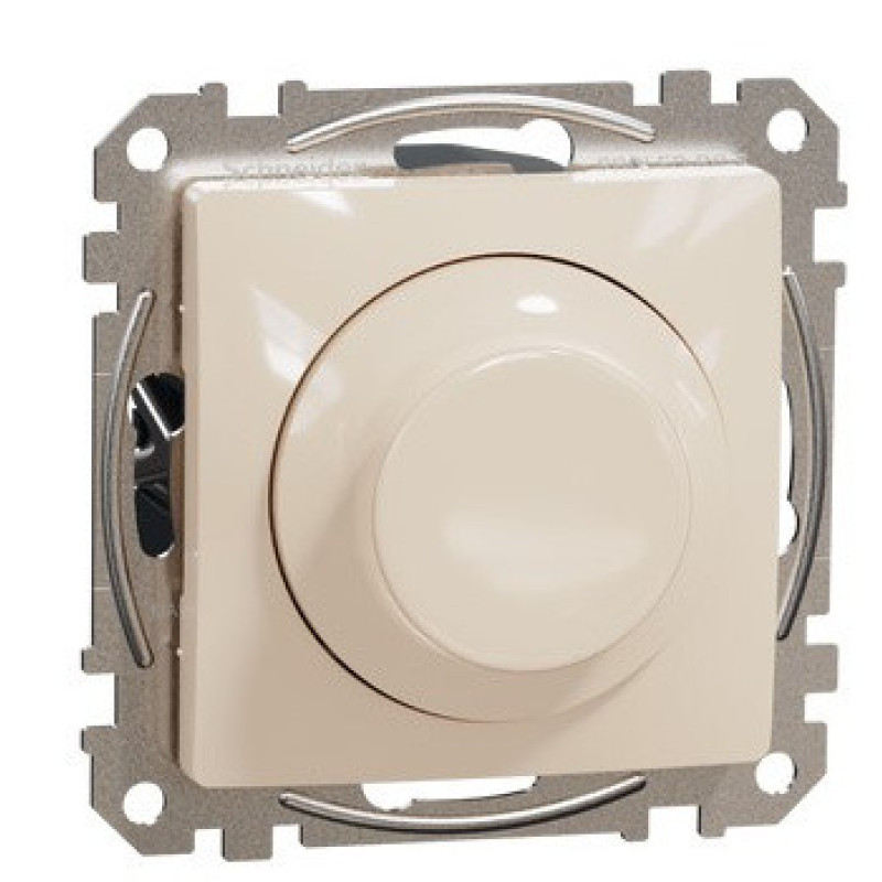 Поворотний світлорегулятор Schneider Electric Sedna Design & Elements RC 3-370 Вт бежевий SDD112501