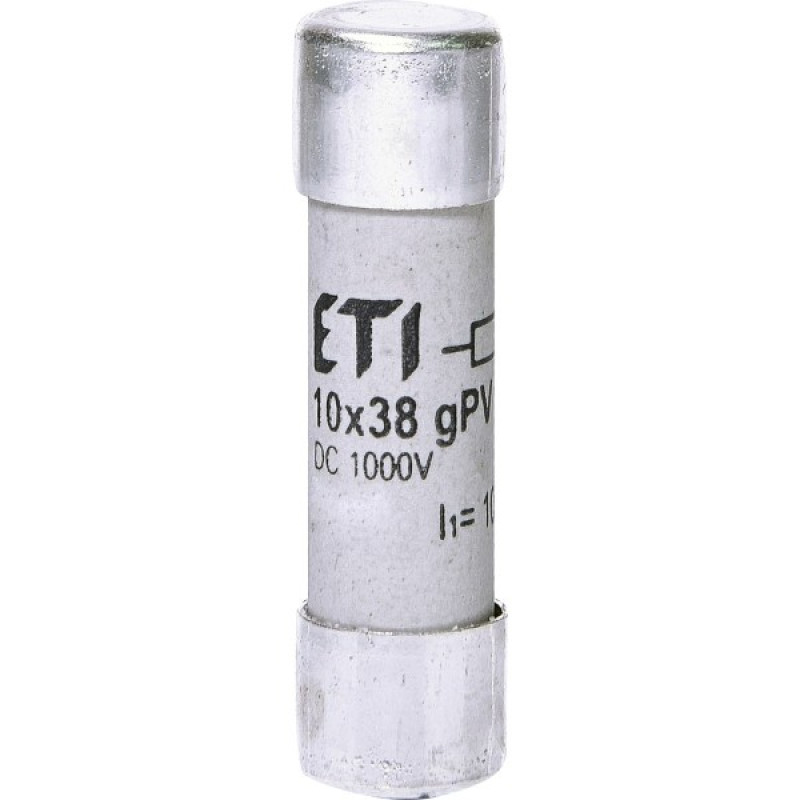 Запобіжник ETI 002625109 CH 10x38 gPV 25A 900V (30kA)