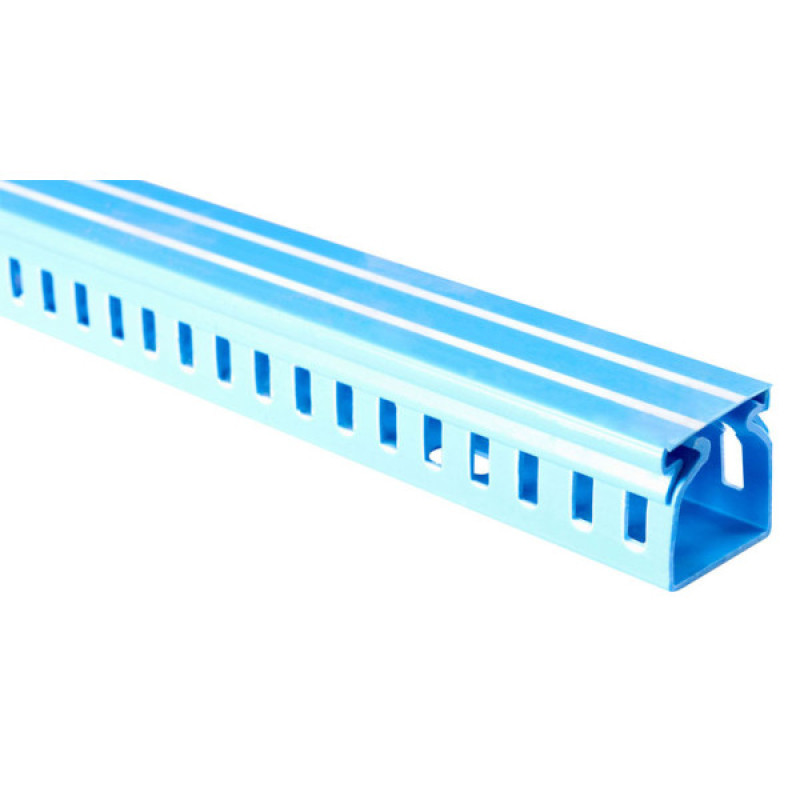 Перфарированный короб E.Next e.trunking.perf.stand.40.40 пластиковый 40х40мм 2м голубой (s13033020)