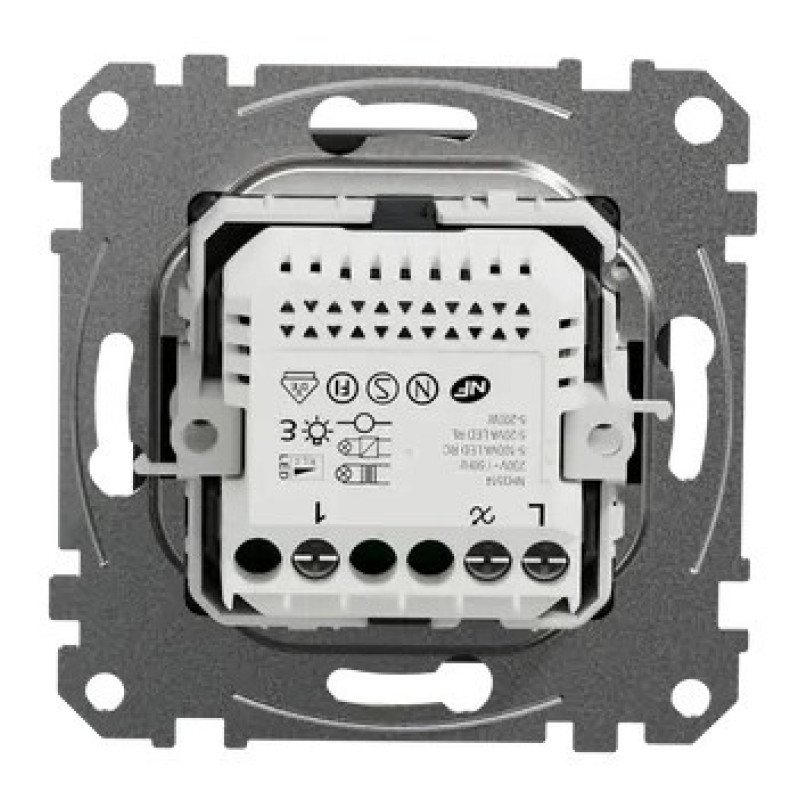 Універсальний поворотний світлорегулятор Schneider Electric чорний SDD114502