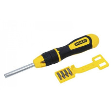 Набор бит Stanley 0-68-010 Multibit с держателем с храповым механизмом (10шт)